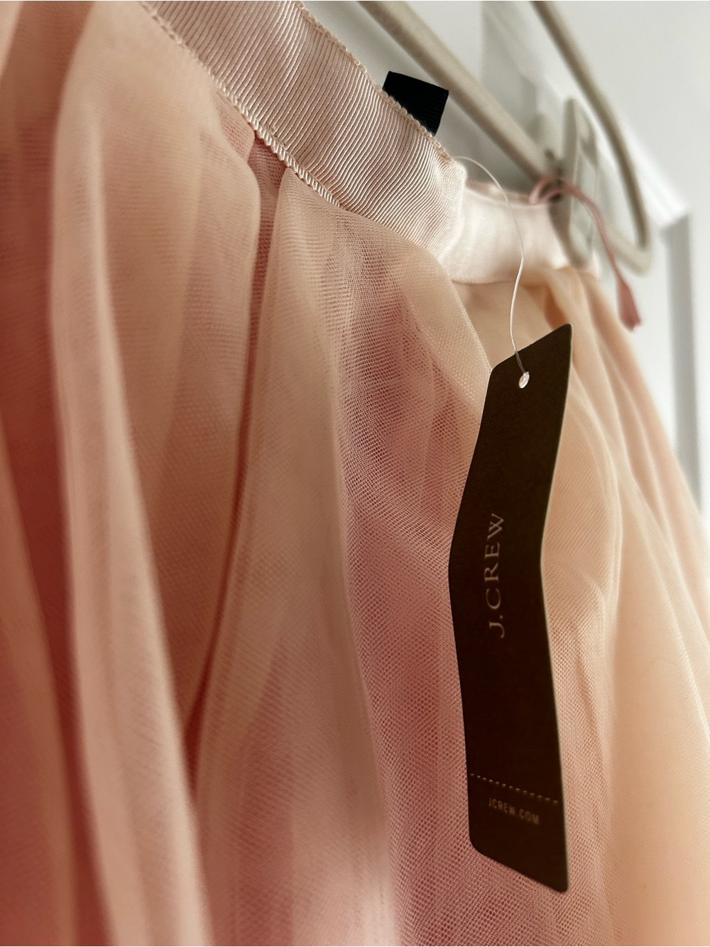 J. Crew Blush Pink and Beige Tulle Maxi Skirt - Picture 5 of 5